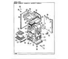 Admiral A3100PPW oven diagram
