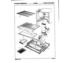 Maytag NT15HX3A/8D01A freezer compartment diagram