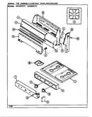 Top assy./control panel