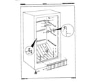 Hardwick HCF170/8V019 freezer compartment diagram