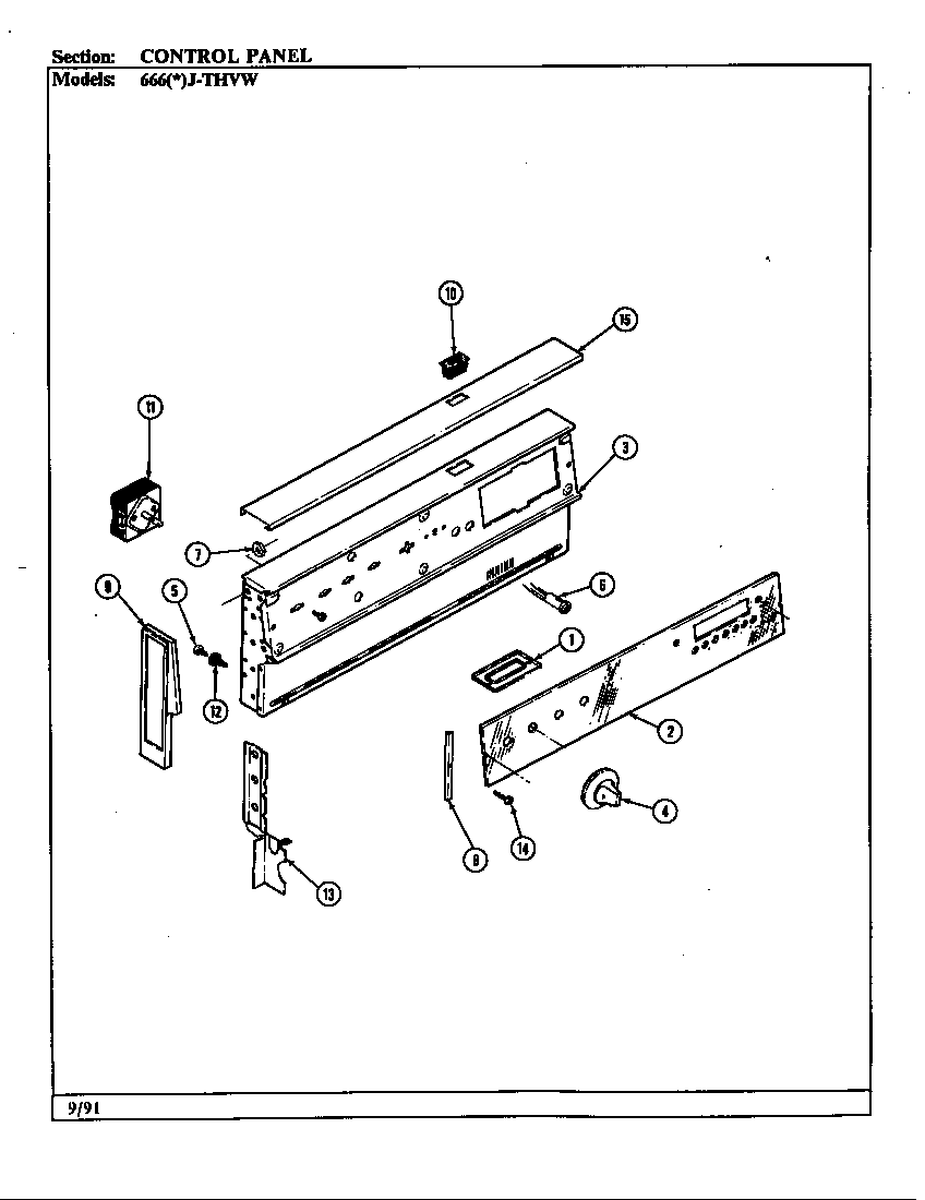 Control panel