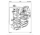 Maytag NDNS229FH/5A63A freezer compartment diagram