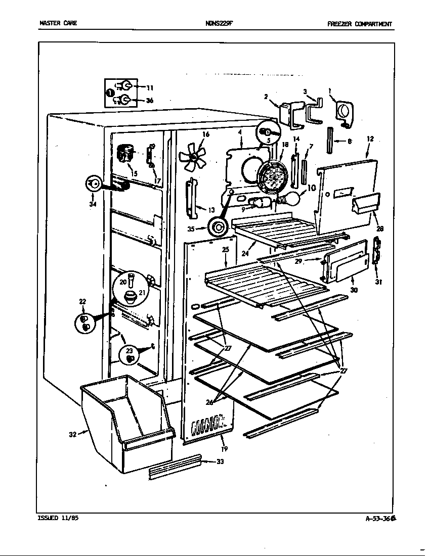 Freezer compartment