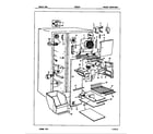 Admiral PNS24H9A/7L49A freezer compartment diagram