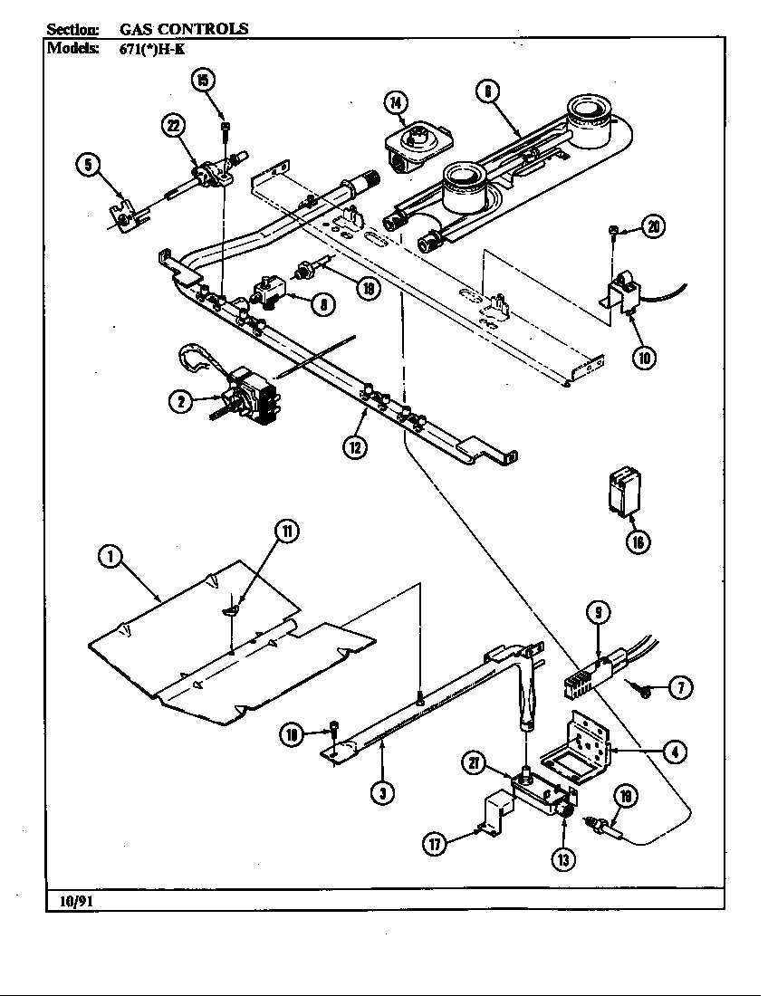 CONTROL SYSTEM (671*H) (671AH) (671WH)