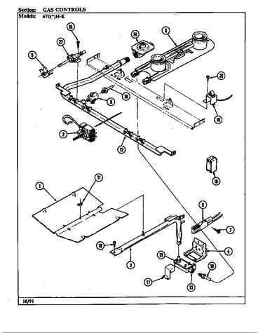 Control system (671*h) (671ah) (671wh)