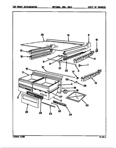 Chest of drawers