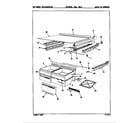 Admiral DNT22K9/9A65A chest of drawers diagram