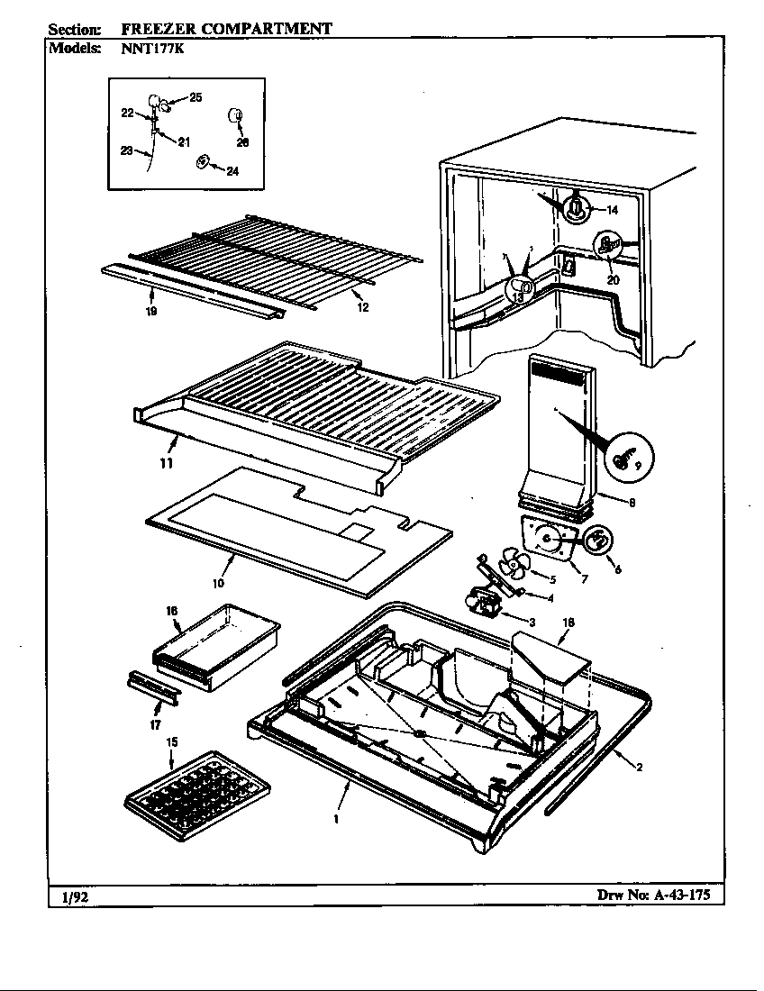 Freezer compartment