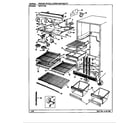 Maytag NNT177K/BC23A fresh food compartment diagram