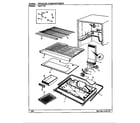 Maytag NNT177K/BC23A freezer compartment diagram