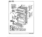 Maytag NNT177K/BC23A doors diagram