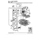 Admiral NR640A/AP01B freezer compartment diagram