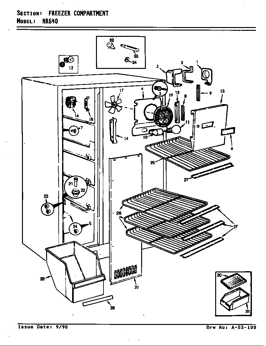 Freezer compartment