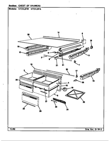 Chest of drawers