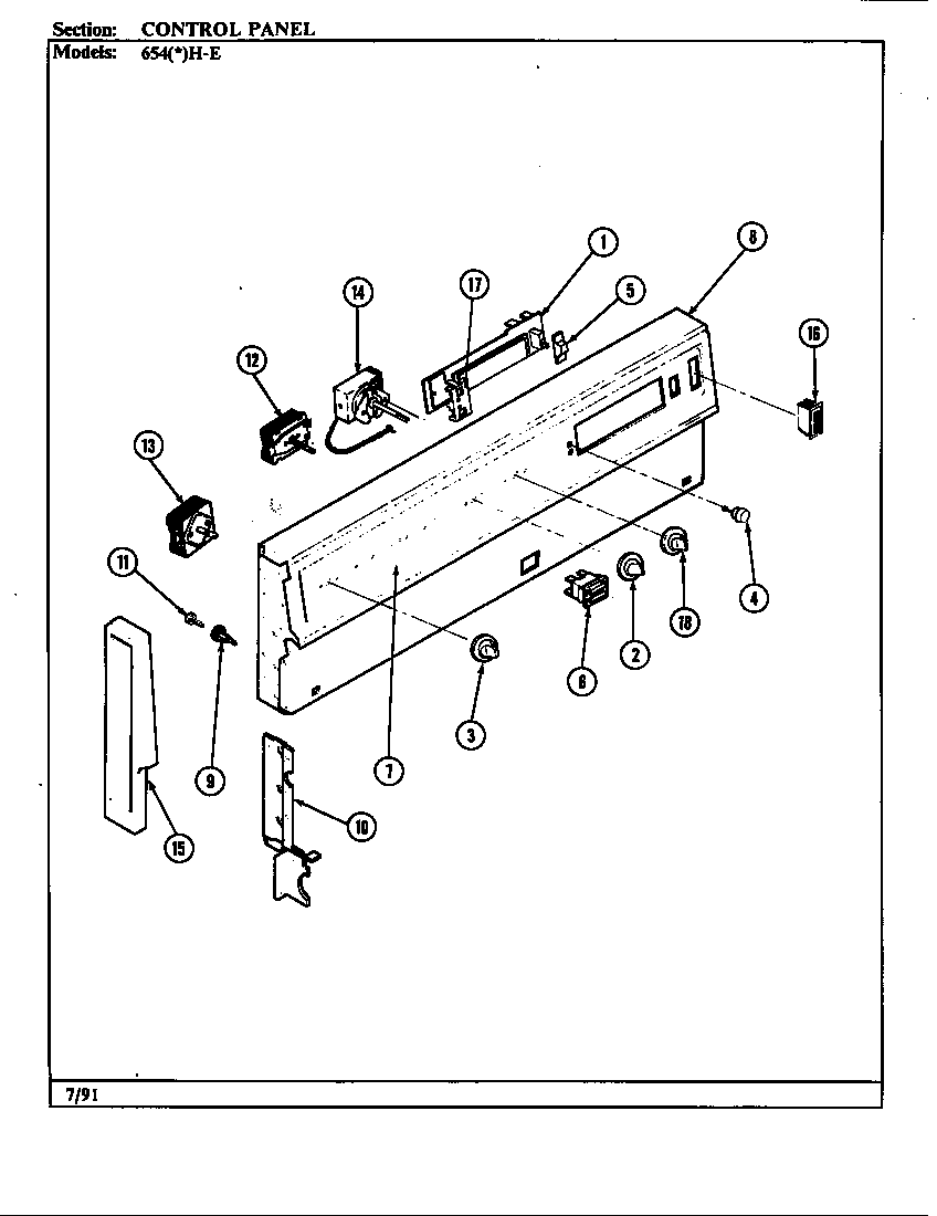 Control panel