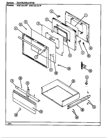Door/drawer (654*h-evw, 654*h-elvw)