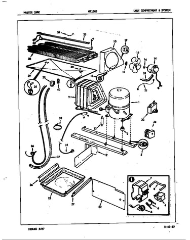 Unit compartment & system