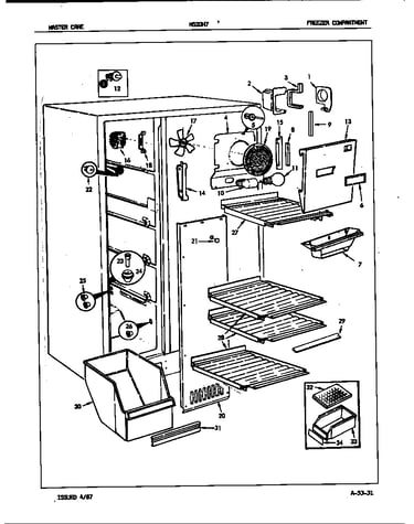 Freezer compartment