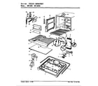 Admiral DNT18K9A/9A93A freezer compartment diagram