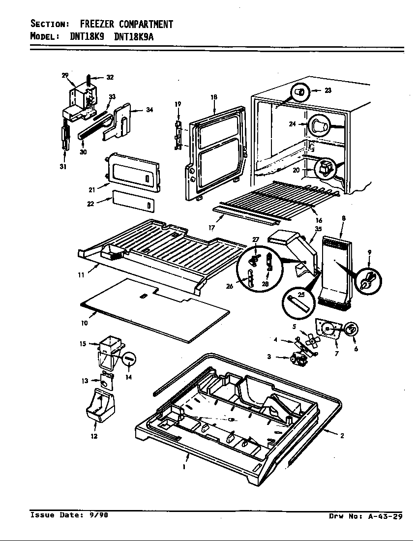 Freezer compartment