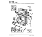 Admiral DNT18K9A/9A93A doors diagram