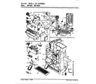 Admiral DNT18K9/9A91A water & ice dispenser diagram