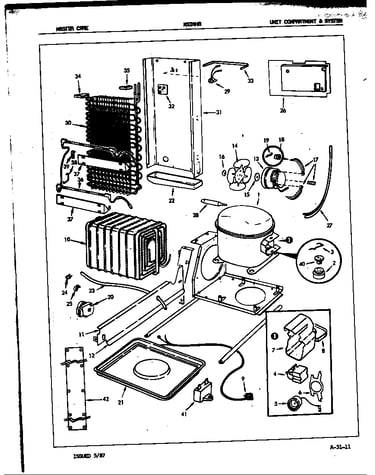 Unit compartment & system