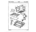 Maytag NDNT189J/8B28A freezer compartment diagram