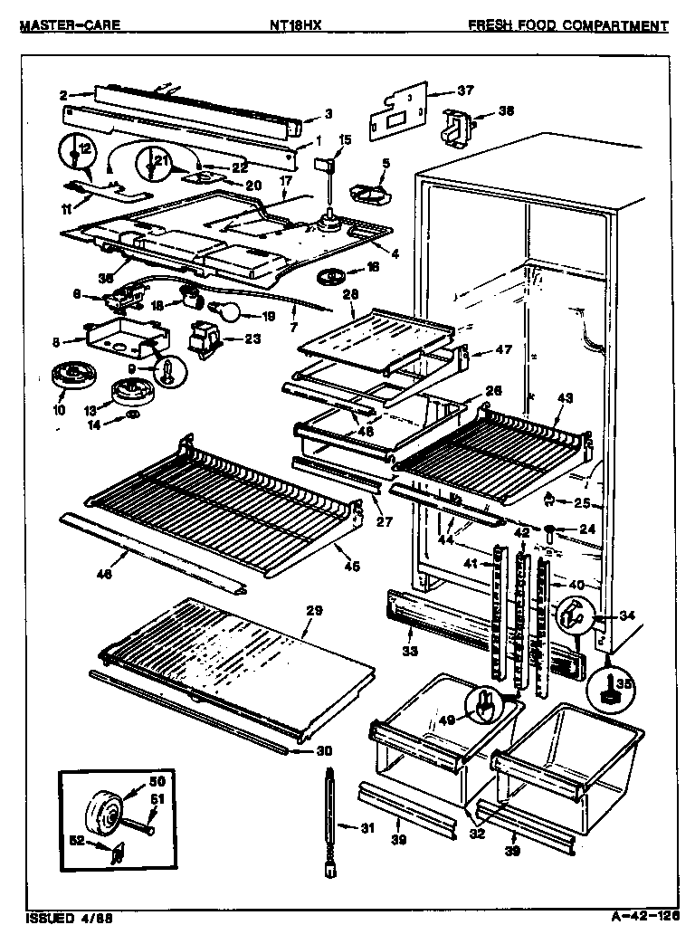 FRESH FOOD COMPARTMENT (NT18HX/8D06A) (NT18HXH/8D06A)