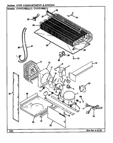 Unit compartment & system