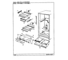 Maytag CNNT198KLA/CF67A shelves & accessories diagram