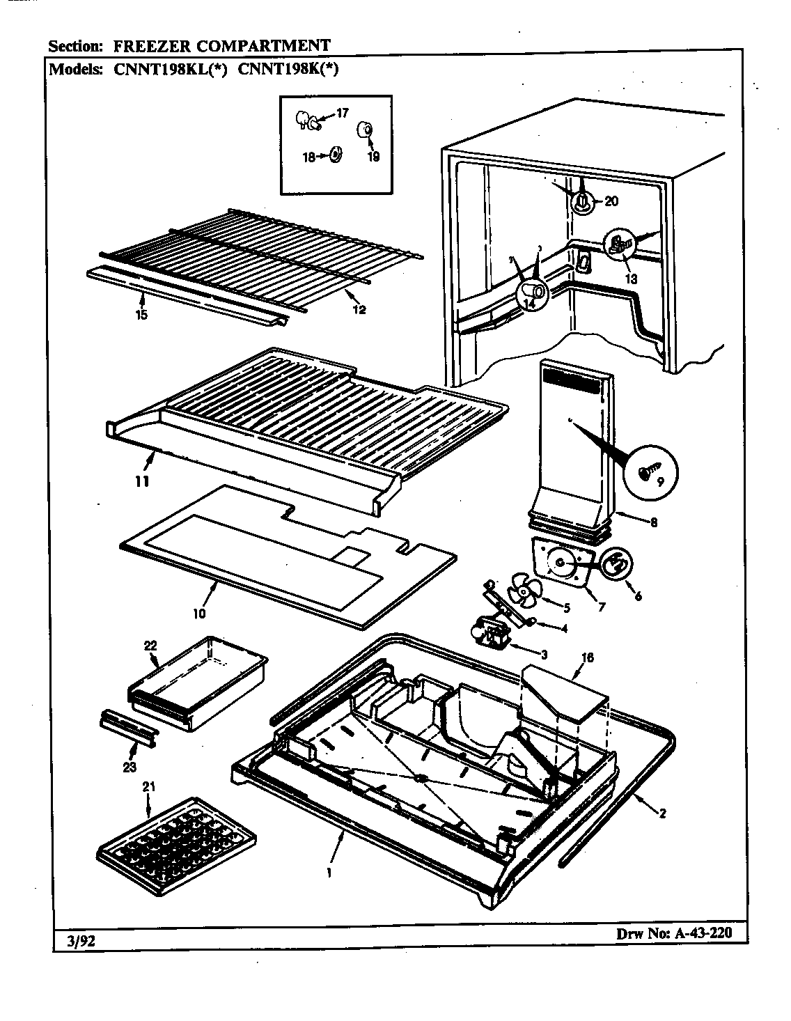 FREEZER COMPARTMENT