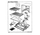 Maytag CNNT198KLA/CF67A freezer compartment diagram