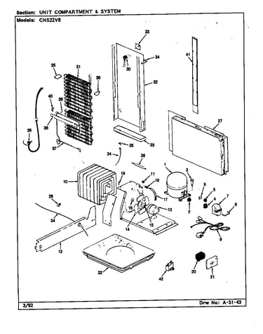 Unit compartment & system