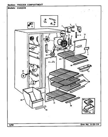 Freezer compartment