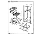 Maytag NNT197KH-CC66A shelves & accessories diagram
