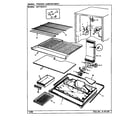 Maytag NNT197K/CC66A freezer compartment diagram