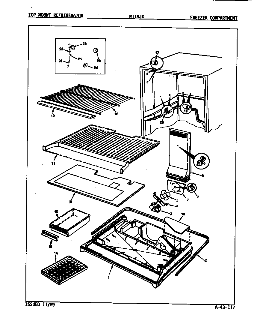 Freezer compartment