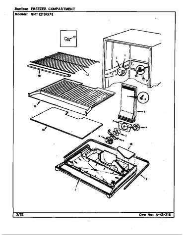 Freezer compartment