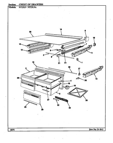 Chest of drawers