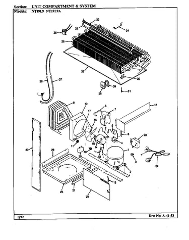 Unit compartment & system