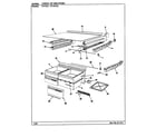 Admiral NT19L9A/BA62B chest of drawers diagram