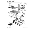 Maytag NT19LX3GA/AF69A freezer compartment diagram
