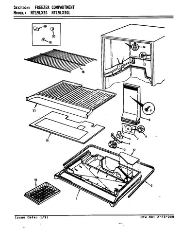 Freezer compartment