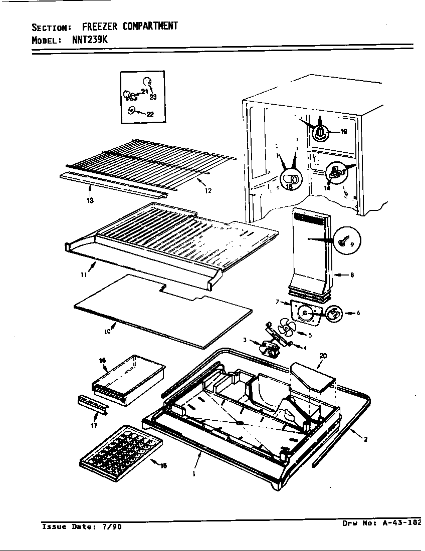 Freezer compartment