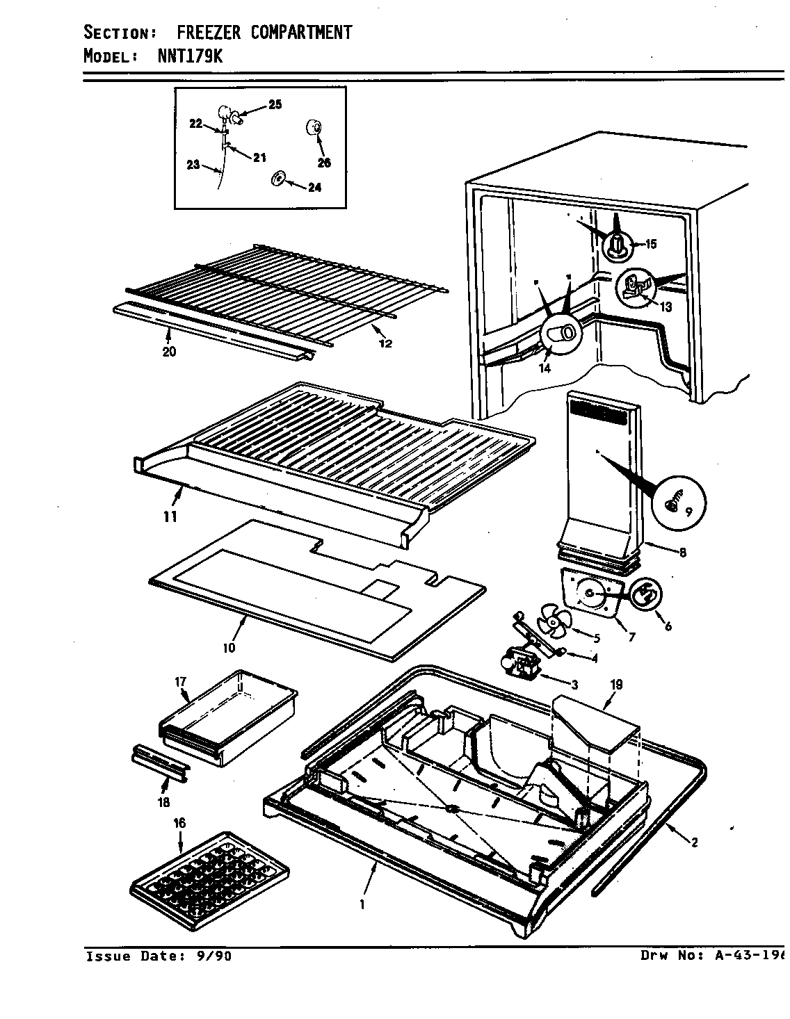 Freezer compartment