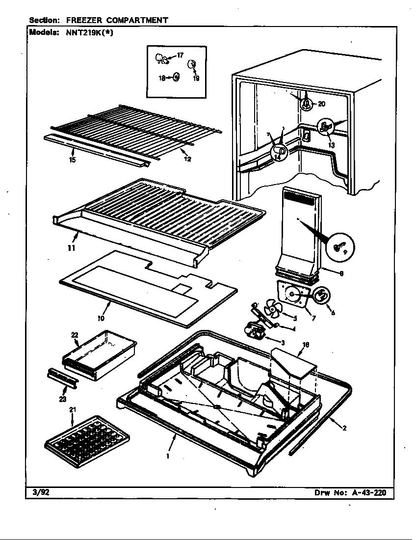 Freezer compartment