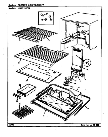 Freezer compartment