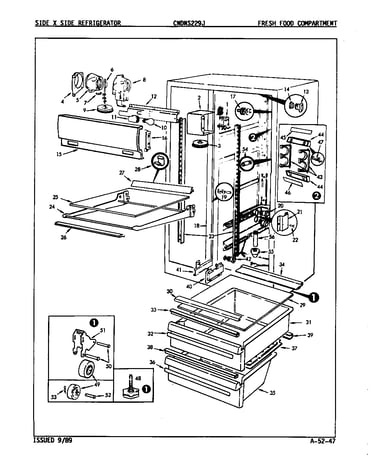 Fresh food compartment